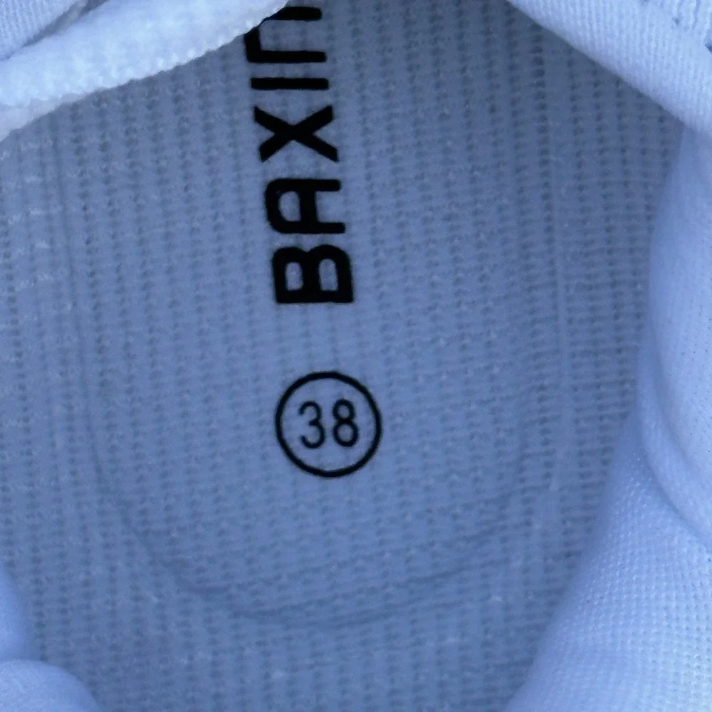 BAXINIER Women's US 6.5 White Cheerleading Shoes Breathable w/ MINOR